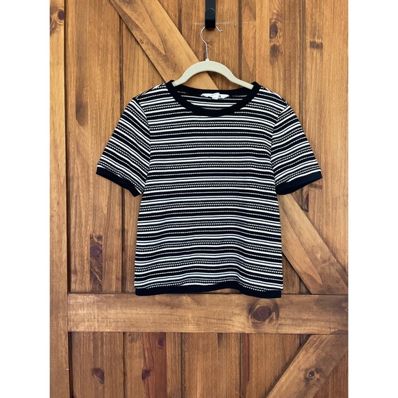 BB Dakota Knitted‎ Striped Tee - Picture 1 of 2